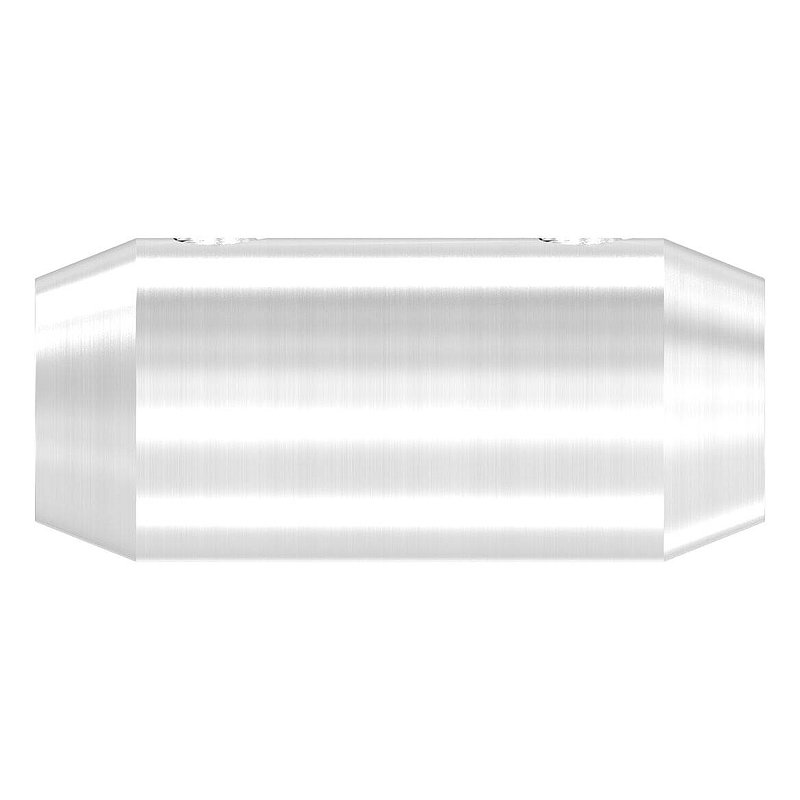 Bar connector for 10mm round, L: 36mm, Ø 16mm, AISI304