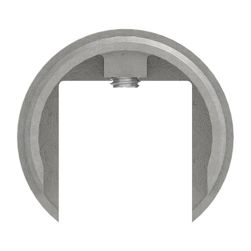 Rohrverbinder für Nutrohr 42,4mm, V2A