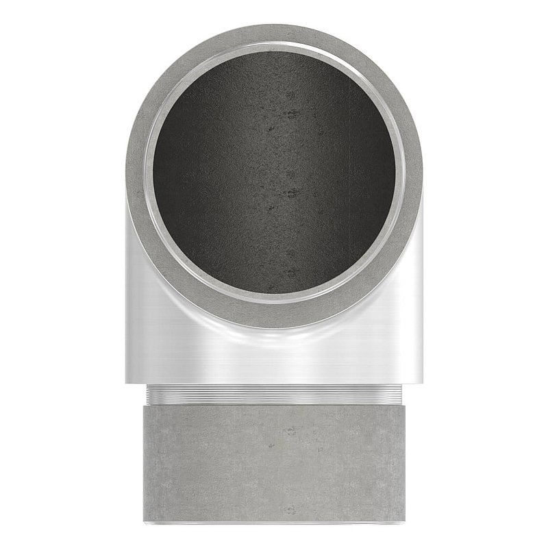 Tube coudé à 90°, court, pour tube 42,4 x 2,5 mm, V2A (1.4301)