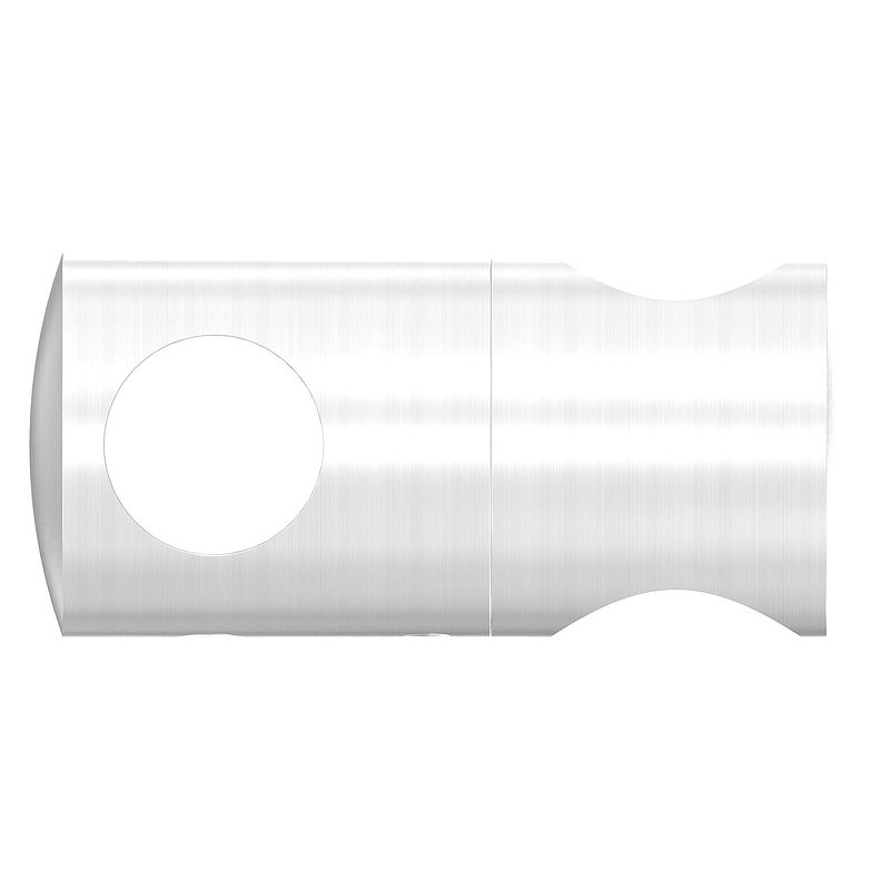 Double Cross bar holder with 14.2 and 14.2 mm bore, AISI304