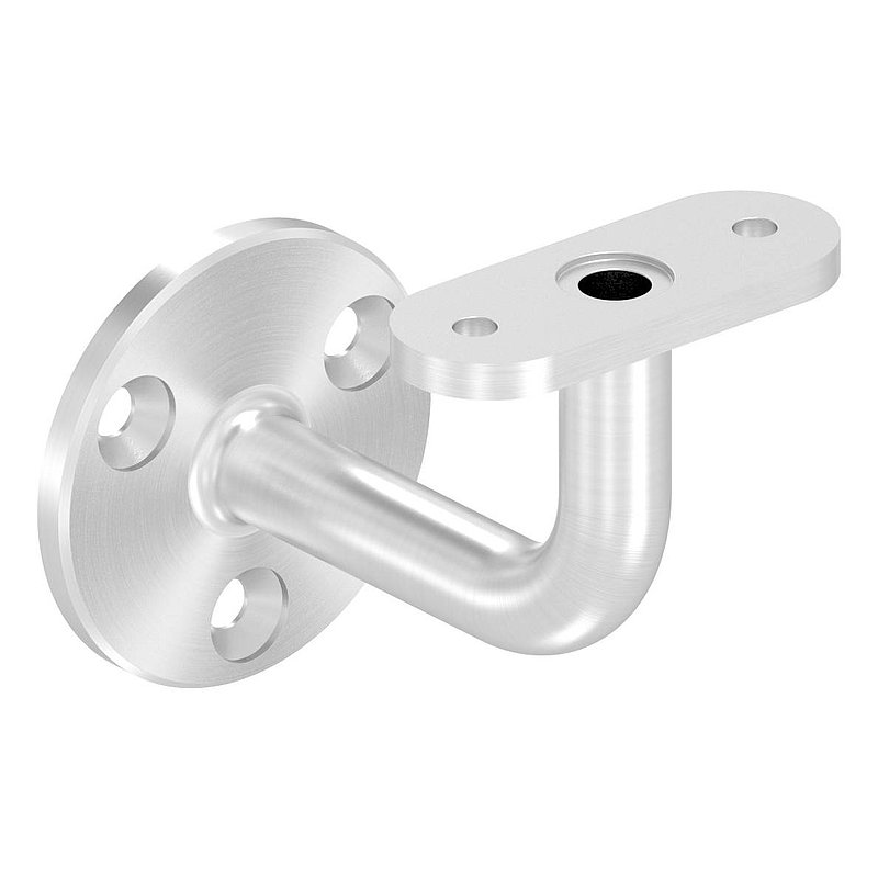 Handlaufhalter mit Kabeldurchführung für LED Handläufe, V2A