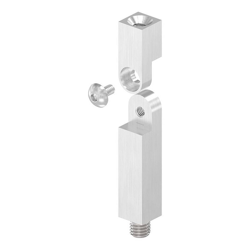 Gelenkstift aus 12x12mm, L: 68mm, V2A