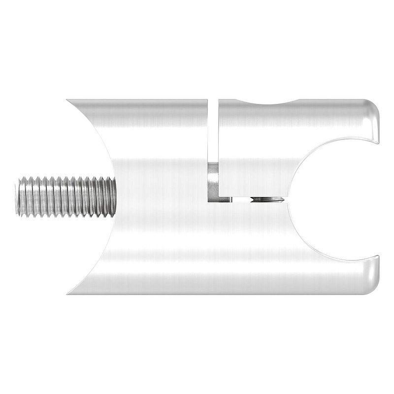 Halter für rundes Klemmprofil 18mm Anschluss: 33,7mm, V2A