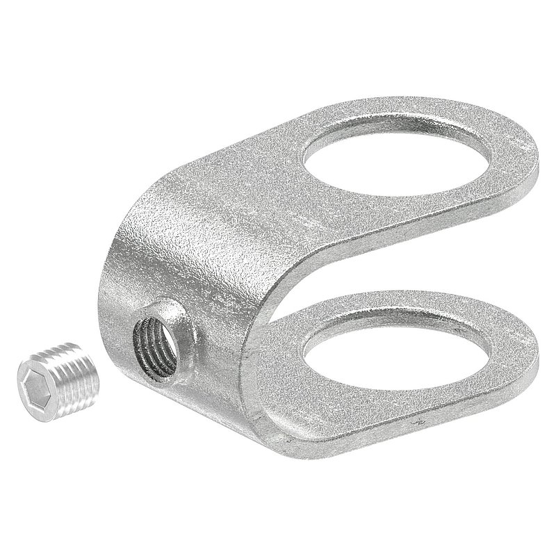 Raccord en croix, ouvert, pour tube Ø 42,4mm