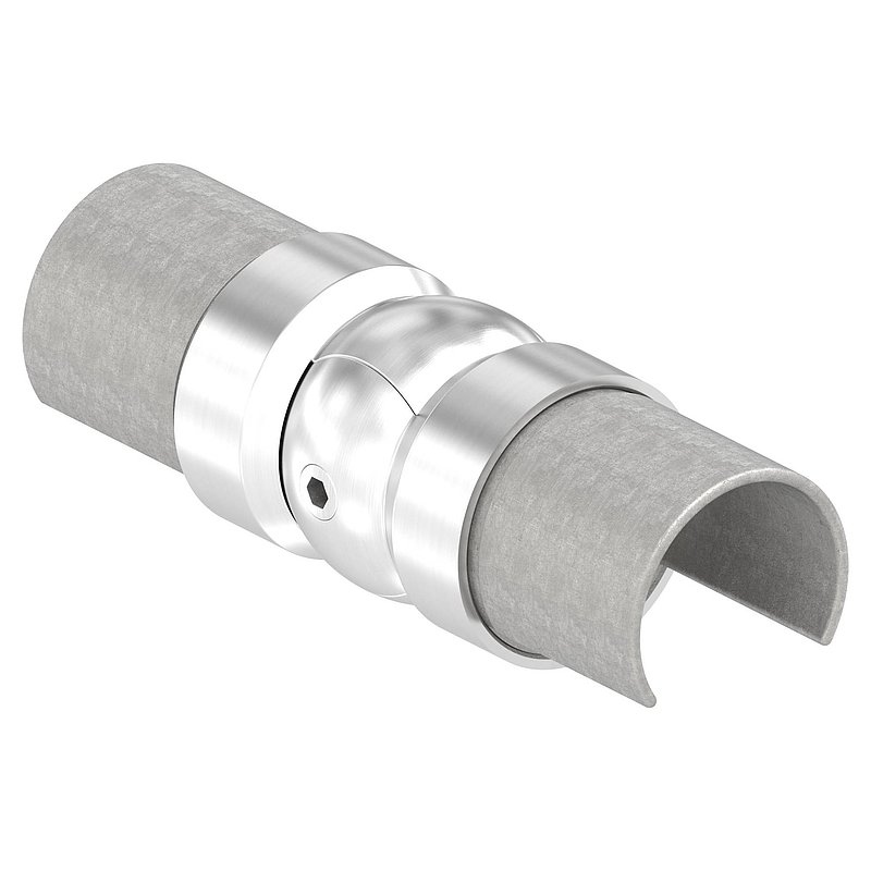 Gelenkverbinder für LED-Nutrohr 42,4mm, V2A