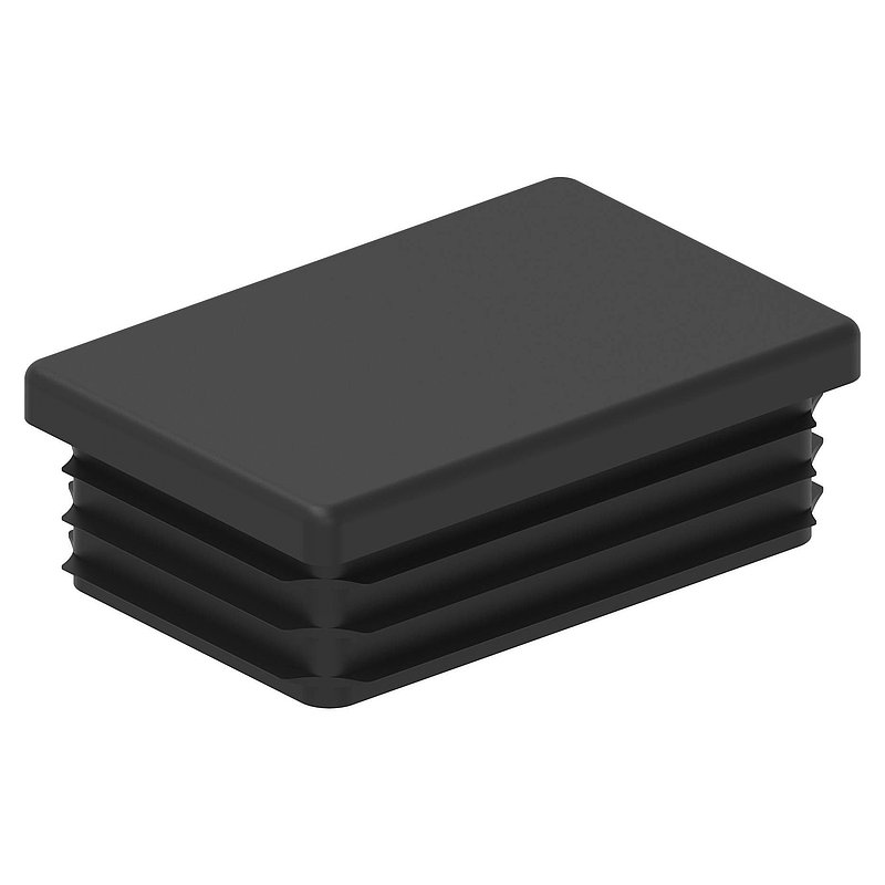 Bouchon plastique pour tube rectangulaire 60x40mm
