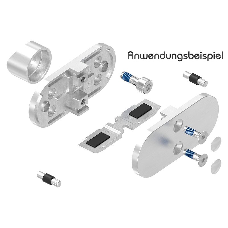 Pince à verre de liaison 180° modèle 25, V4A