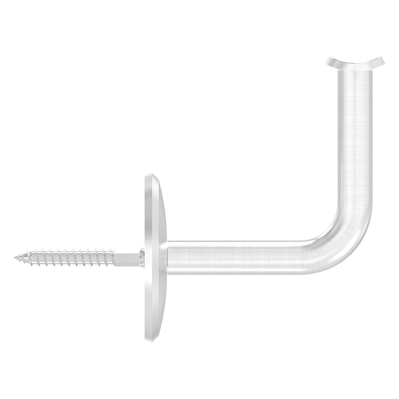 Handlaufhalter mit Handlaufanschlussplatte 42,4mm, V2A