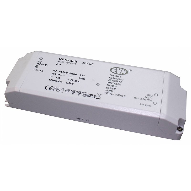 LED Netzgerät 24VDC mit 50W, IP20