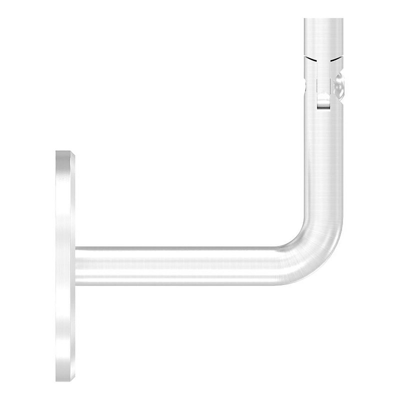 Handlaufhalter mit Gelenk, oben Innengewinde M6 (Ronde und Bügel verschraubt), V2A