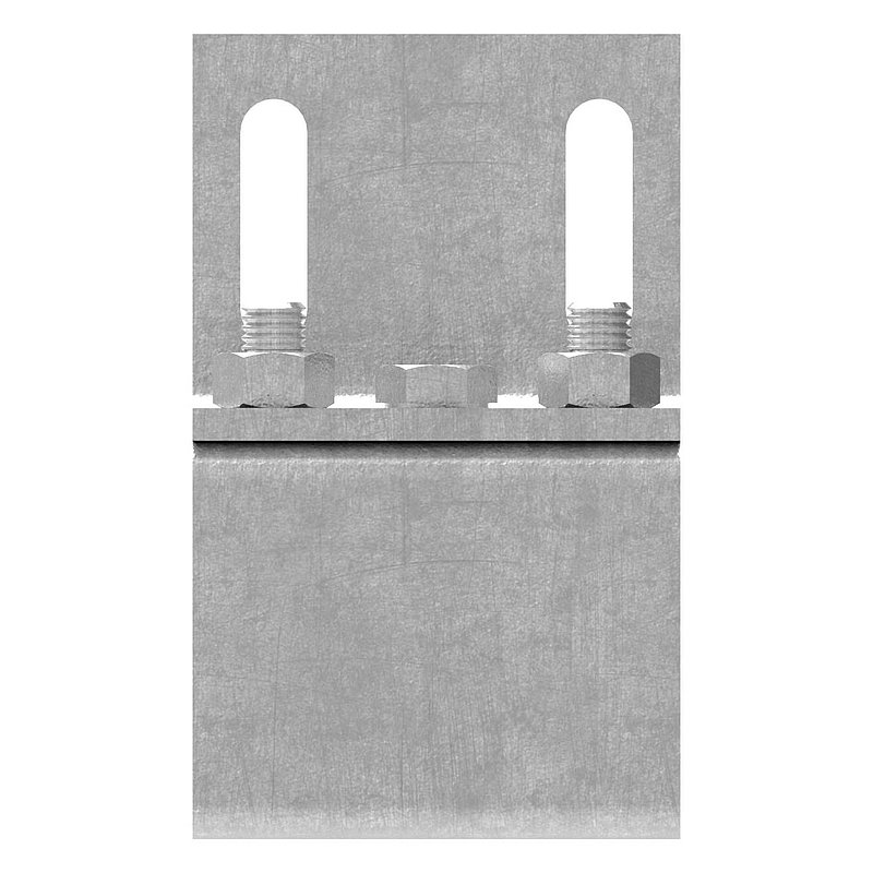 Support mural pour rail de guidage de portes suspendues