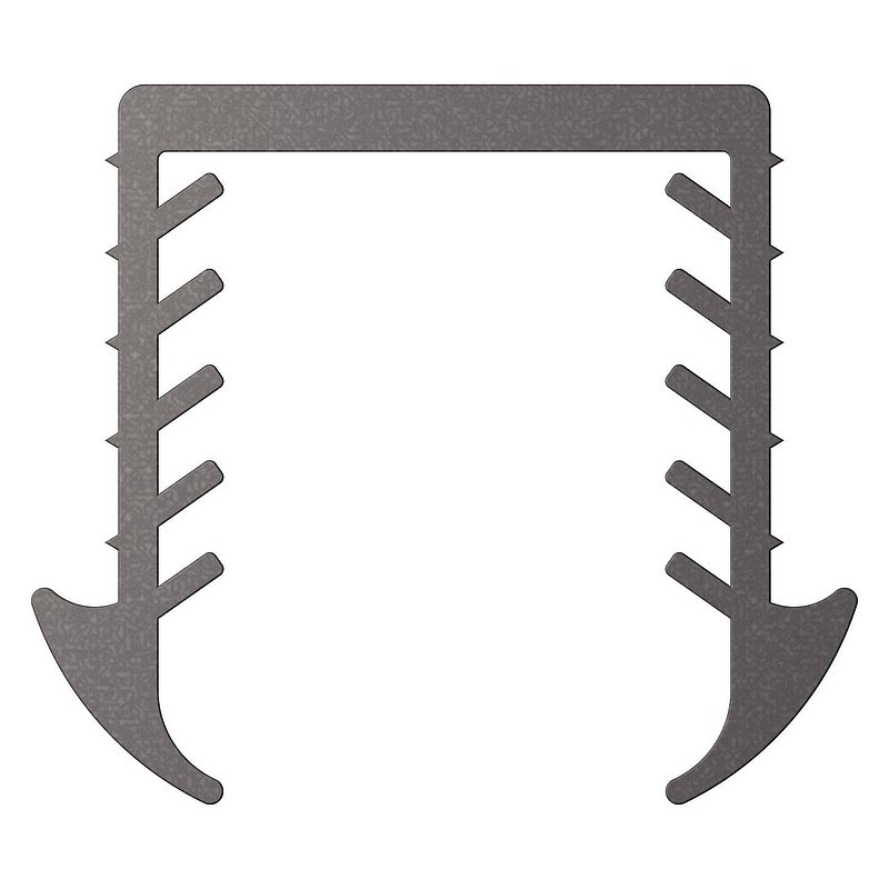 Wedge seal for glass 16.76 - 17.52mm, for groove 24x24mm, 3m