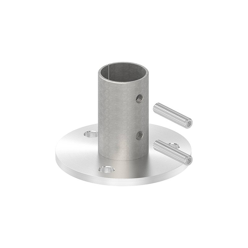Wand- und Bodenanker, für Rohr 42,4x2,5mm, V2A