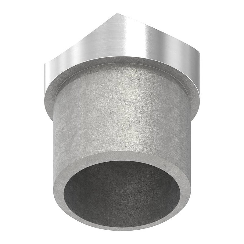 Rohrsattel, Anschluss oben: Rohr 42,4mm, V2A