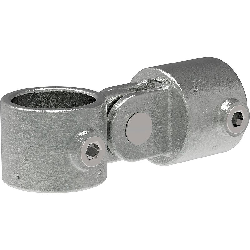 Connector, variable, for pipe Ø 33.7mm