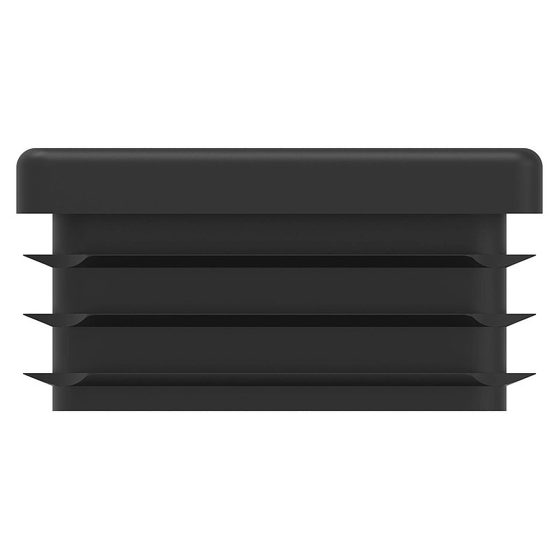 Bouchon plastique pour tube rectangulaire 80x40mm