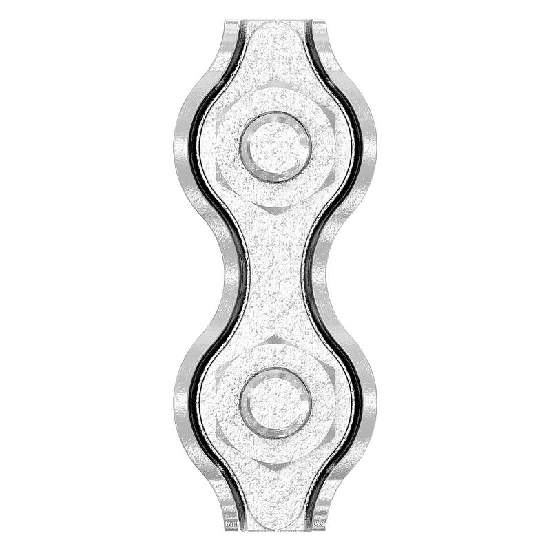 Duplexklemmen für Seil 2mm, V4A