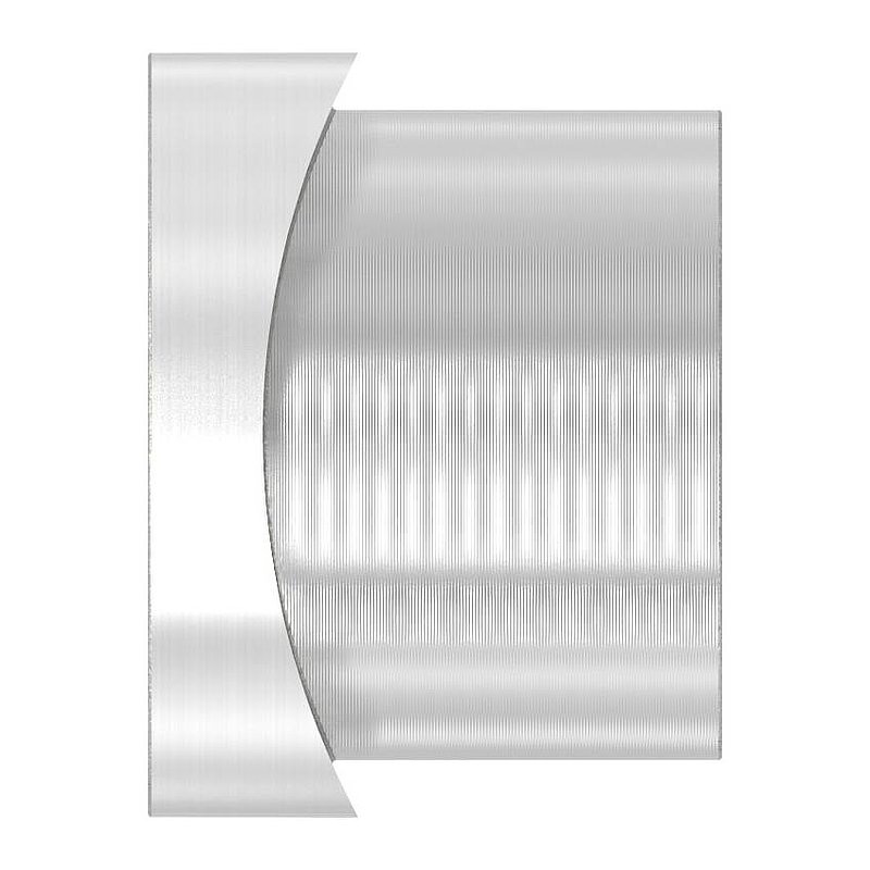 Gewindehülse, passend zu Torband 120-M12-VA, für Rohr 42,4mm, V2A