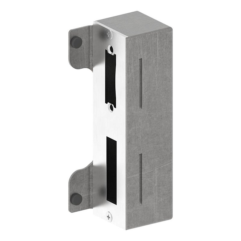 Gâche de serrure rectangulaire, avec entraxe 72mm, à souder, 50mm, acier