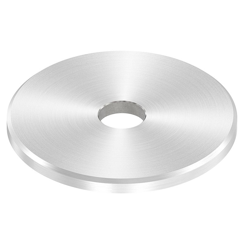 Ronde, Ø 60x4mm, mit Bohrung 12,2mm, V2A