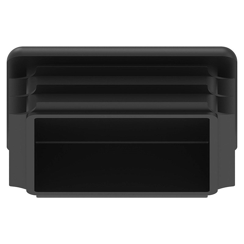 Bouchon plastique pour tube carré 100x100mm