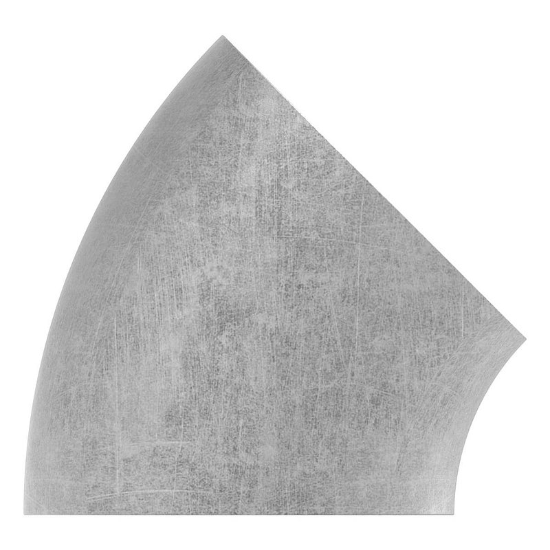 Coude à souder 45°, 26,9 x 2,3mm, 3D