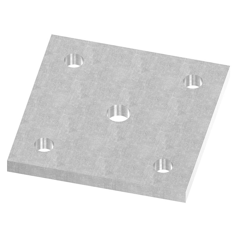 Plaque d'ancrage 120x120x10mm