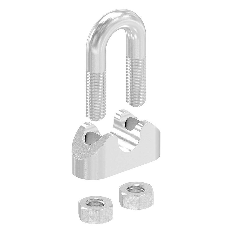 wire cable clips for rope 6mm, AISI316