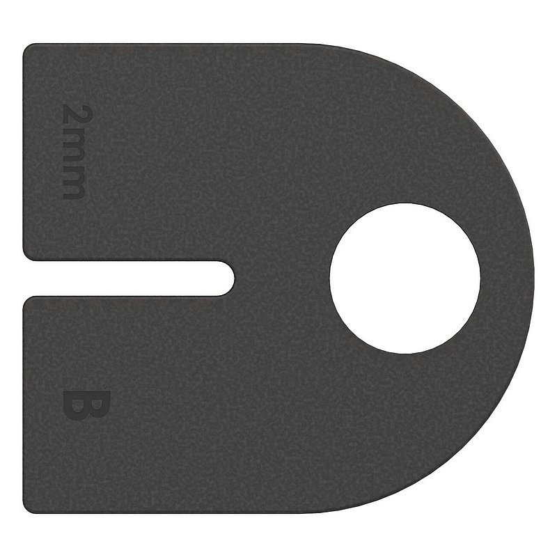 Rubber for Mod. 23, sheet metal 2.5mm