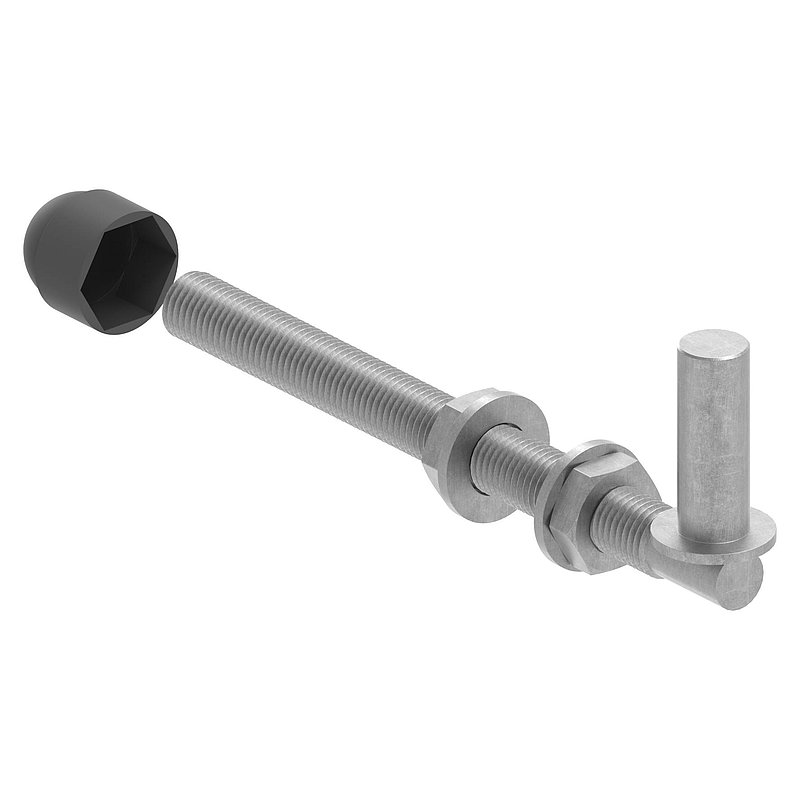 Kloben zum Durchschrauben für Ø 16mm, L: 190mm
