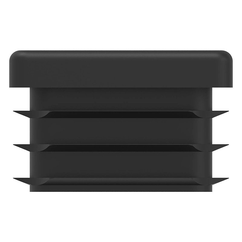 Bouchon plastique pour tube rectangulaire 40x30mm