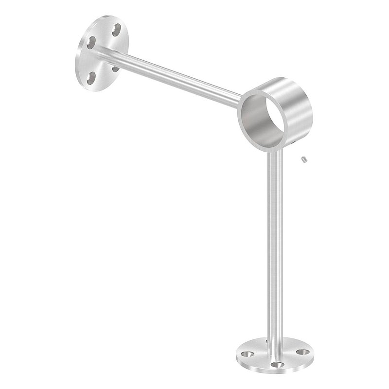 Footrail support, for tube 42.4 mm, AISI304