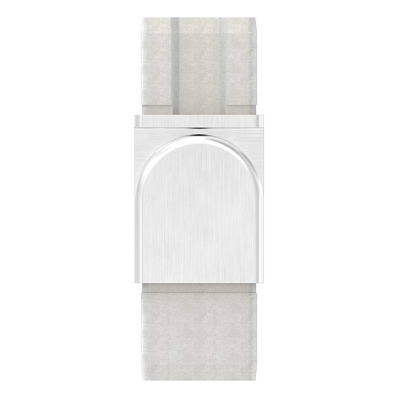 Raccord articulé pour tube 40x40x2,0mm, V4A