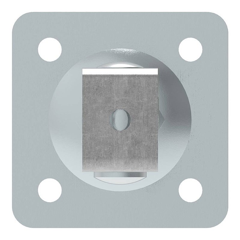 gate hinge M24 with adjustable plate, galvanised
