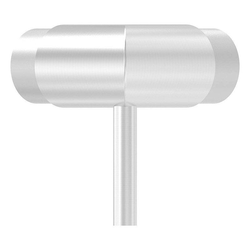 Plug-in corner with pin for tube 42.4x2.0mm, AISI304