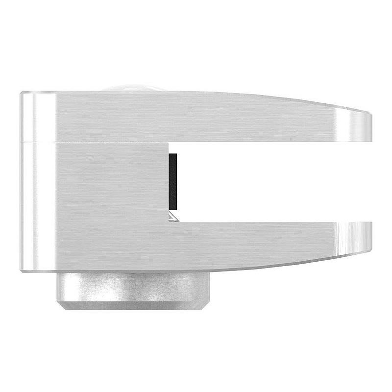 Privacy screen end glass clamp mod. 26, AISI304
