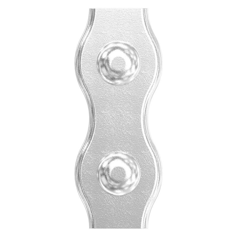 Serre-câble plat double pour câble 6mm, V4A