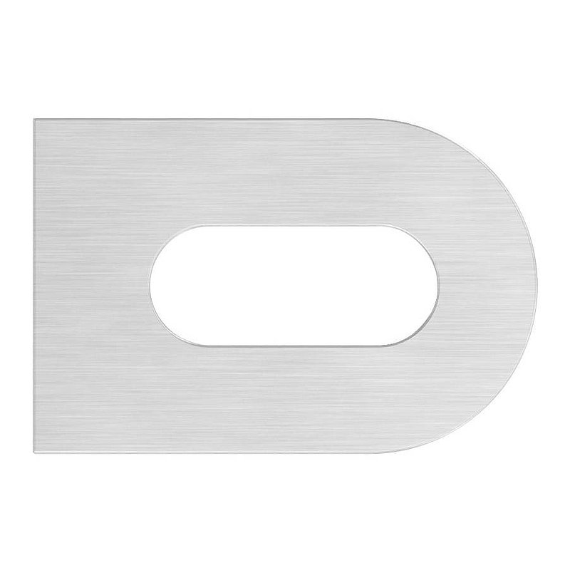 Weld-on bracket, 30x20x4mm, ground, AISI304