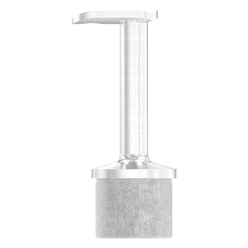 Rohrabschlussstopfen für Rohr 42,4x2,0mm, Handlaufanschlussplatte 90°, V4A