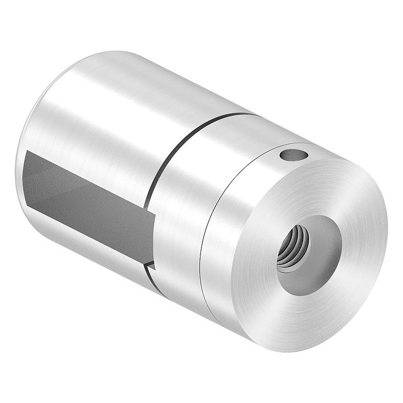 Brenk Grundhalter für Flachstäbe 30x8mm, ALU