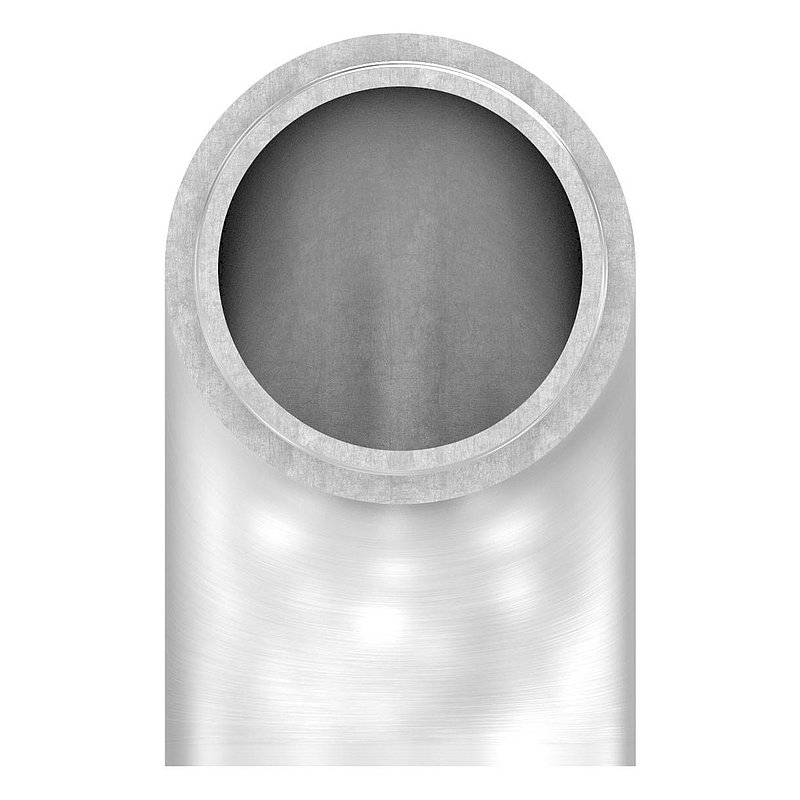 End bend 90° flat, for tube 42.4x2.5mm, AISI304
