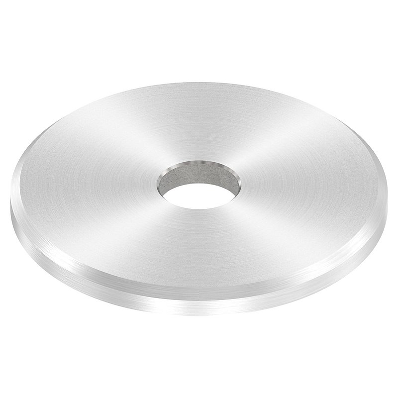 Beilagscheibe 40x3mm mit Fase, Bohrung 8,5mm, V2A