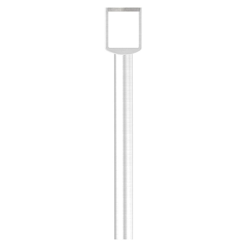 Stift mit Anschlussplatte für LED-Handlauf, hohl, V2A