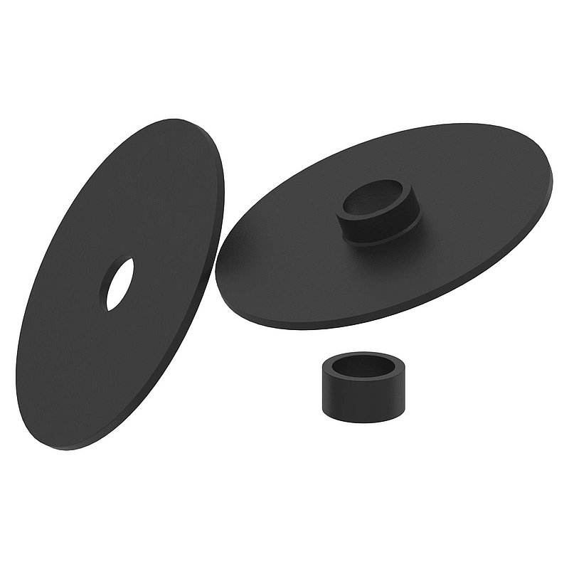 Partie supérieure du point de fixation 72mm, V2A