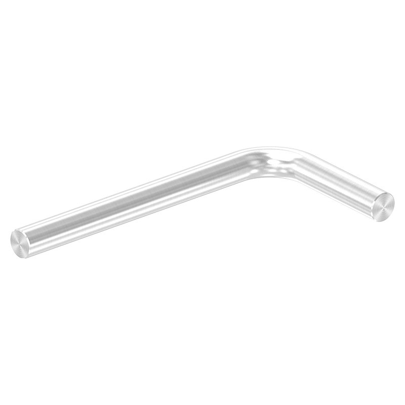 Bracket Ø 14mm, 90° bent, without thread, AISI304