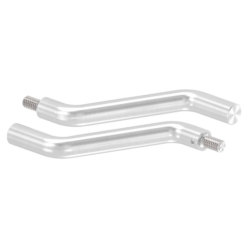 Bracket Ø 14mm, 2x 30° bent, AISI304