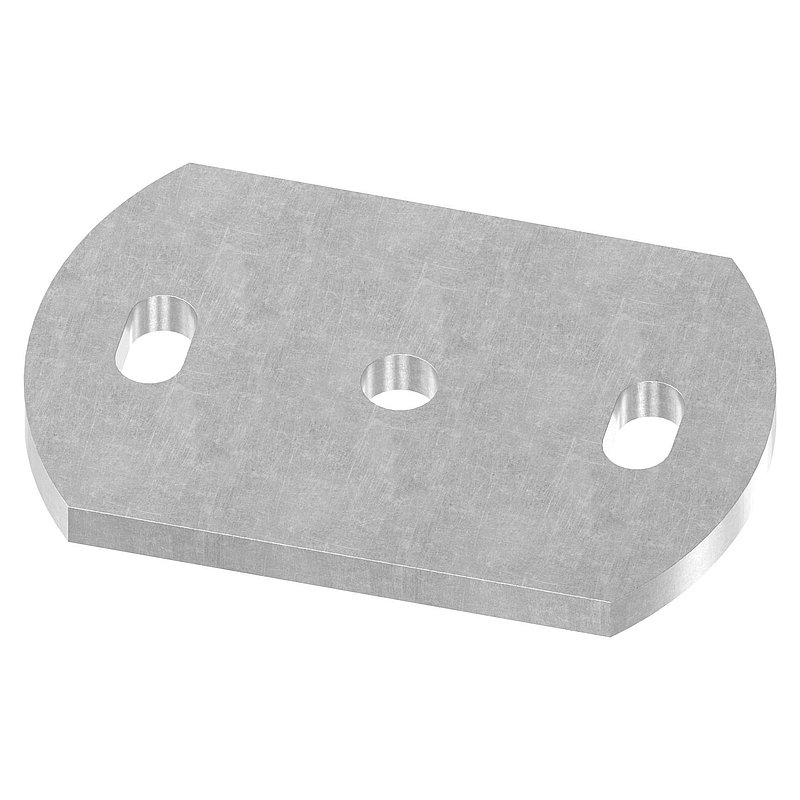 Plaque d'ancrage 120x80x8mm