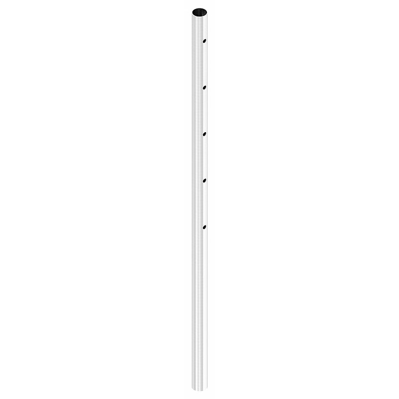 Stainless steel post made of 42.4 mm x 2.0 mm tube, AISI304