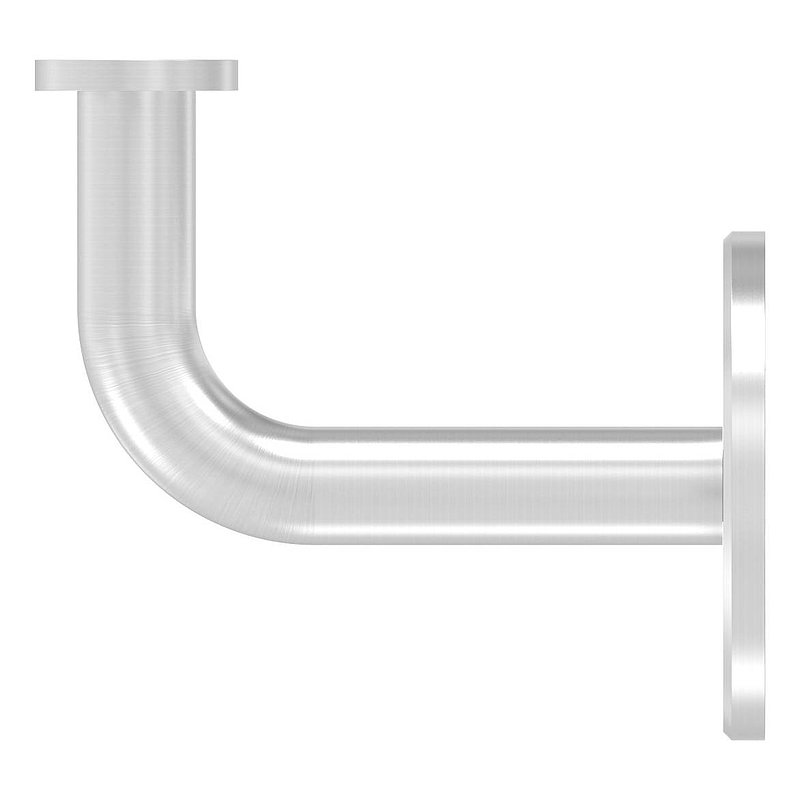 Handrail holder without cable gland for LED handrails, solid material, AISI304