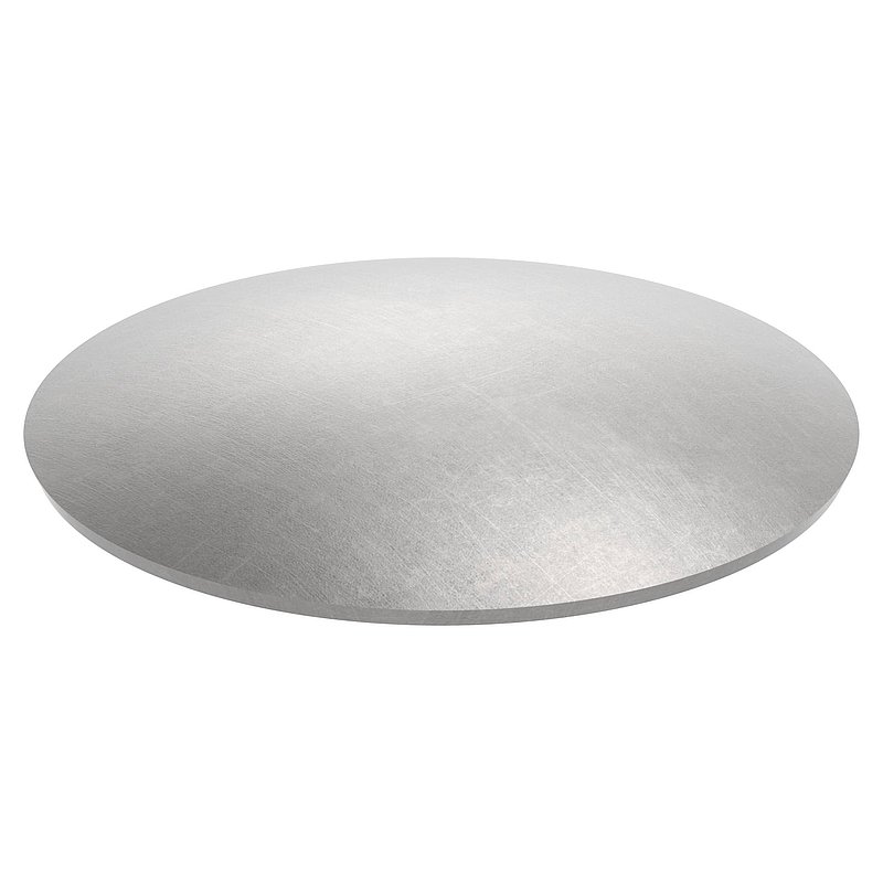 Halbrundschale 89x2,5mm, H: 12mm